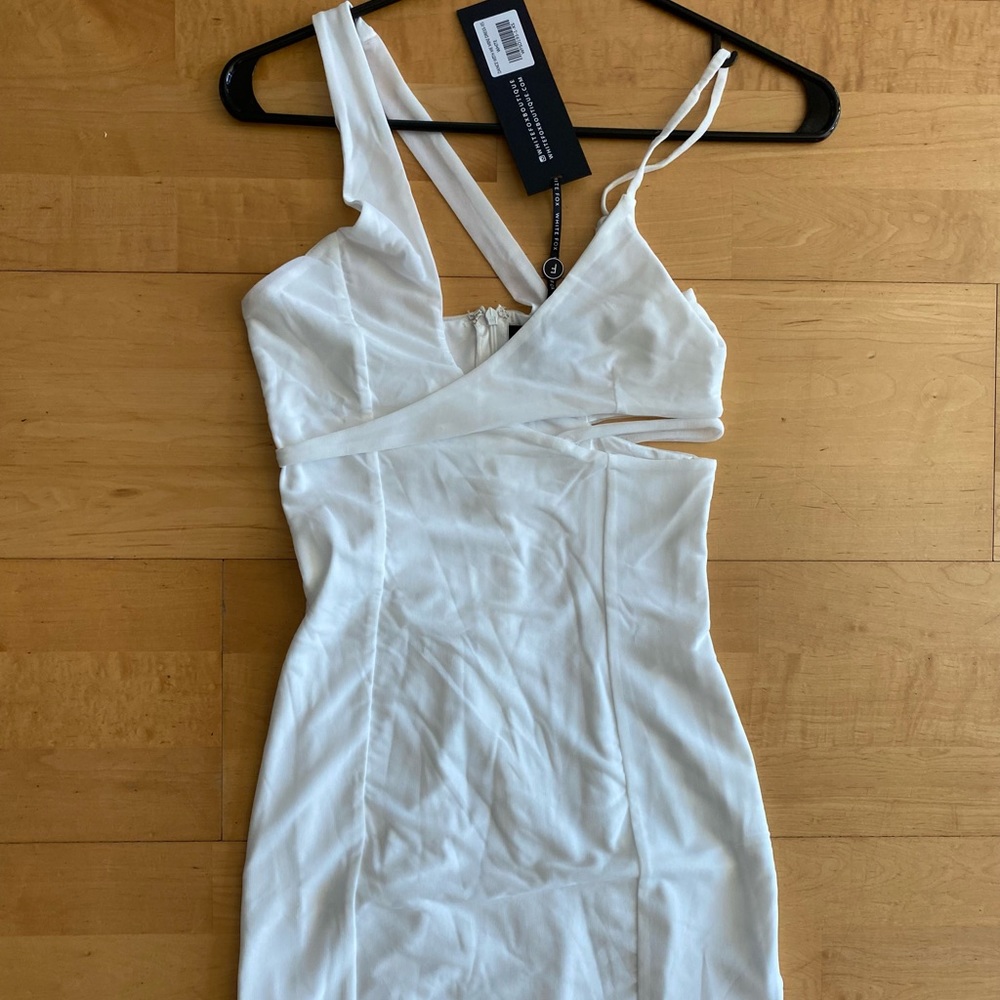 White Cutout Dress - Picture 5 of 5